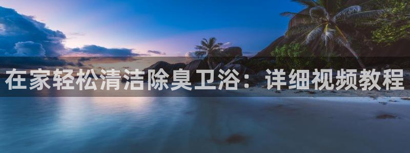 尊龙官方：在家轻松清洁除臭卫浴：详细视频教程