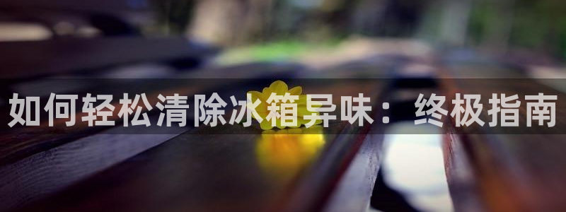 凯时国际app首页登录入口：如何轻松清除冰箱异味：终极指