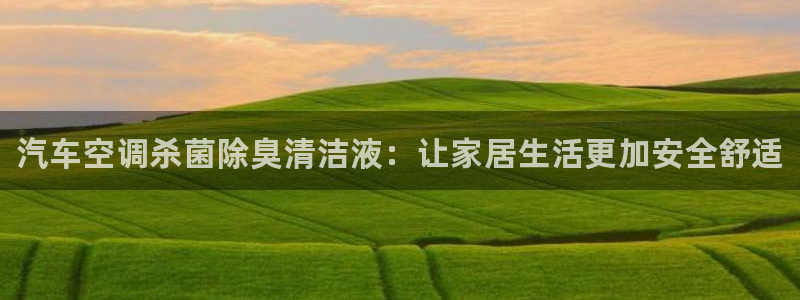 尊龙d88平台版下载：汽车空调杀菌除臭清洁液：让家居生活